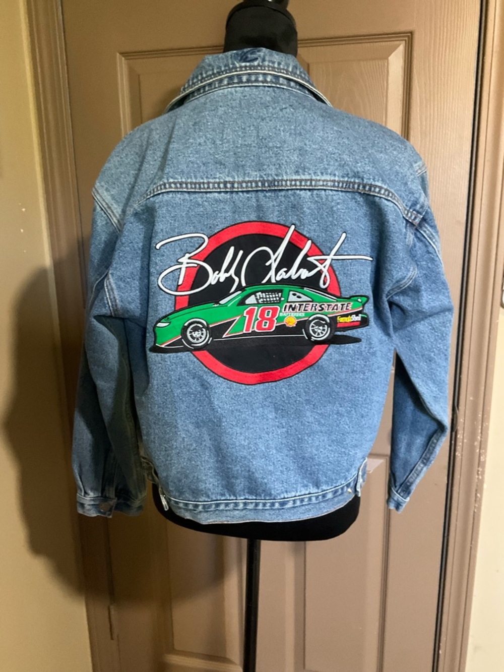 Bobby Labonte L Jean Jacket with patches